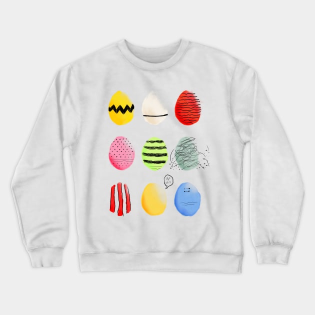 Li'l Eggs Crewneck Sweatshirt by m1a2